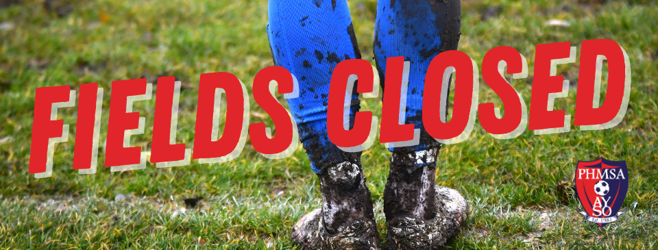 Fields closed Wed 10/15